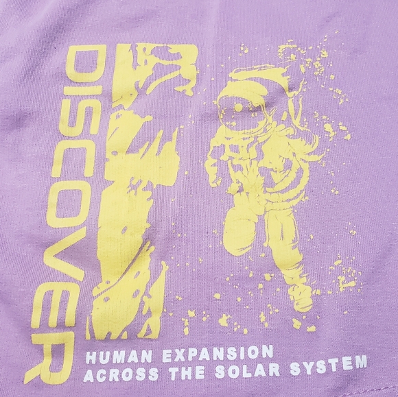 Hyper Space Ladies NASA Pull On Shorts Large - Picture 3 of 6